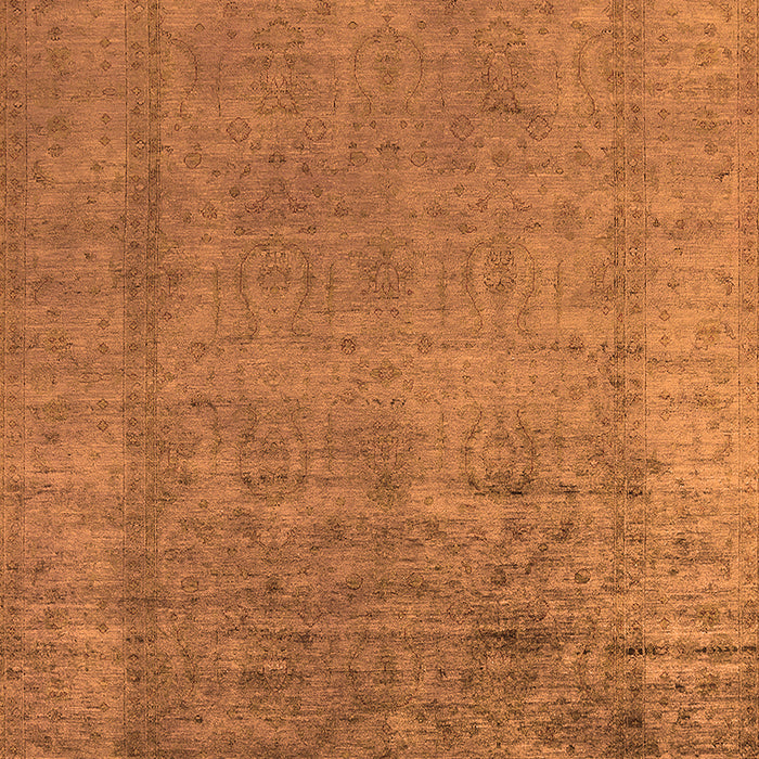 Oriental Orange Industrial Rug, urb1578org