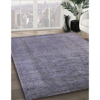 Mid-Century Modern Purple Oriental Rug, urb1578