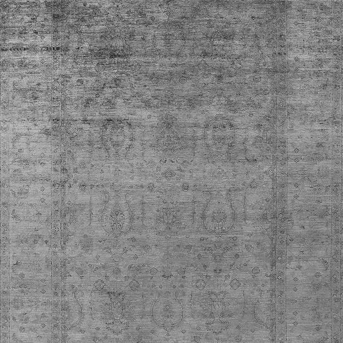 Machine Washable Oriental Gray Industrial Rug, wshurb1578gry