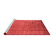 Industrial Red Washable Rugs