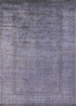 Mid-Century Modern Purple Oriental Rug, urb1578