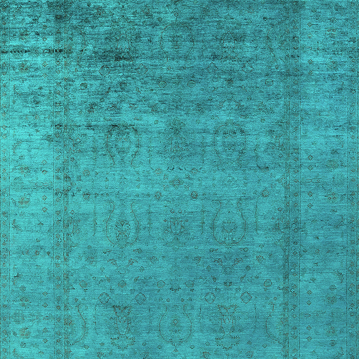 Oriental Turquoise Industrial Rug, urb1578turq