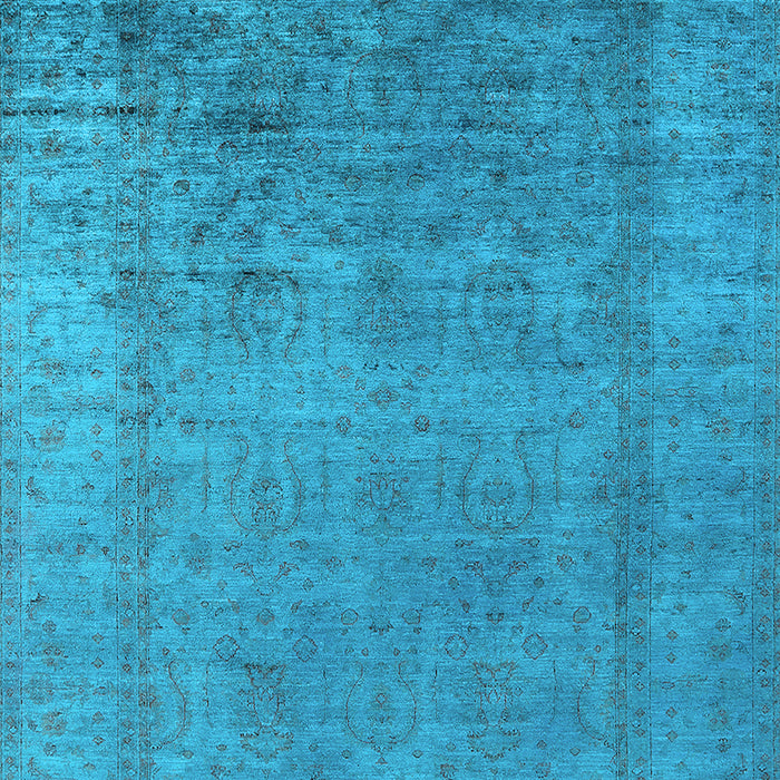 Oriental Light Blue Industrial Rug, urb1578lblu