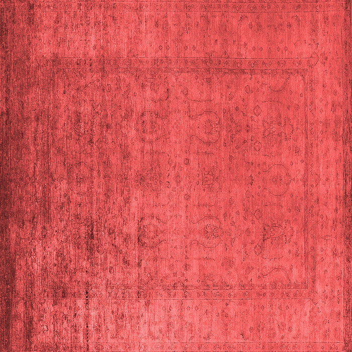 Machine Washable Oriental Red Industrial Rug, wshurb1578red