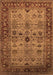 Machine Washable Oriental Orange Industrial Area Rugs, wshurb1579org