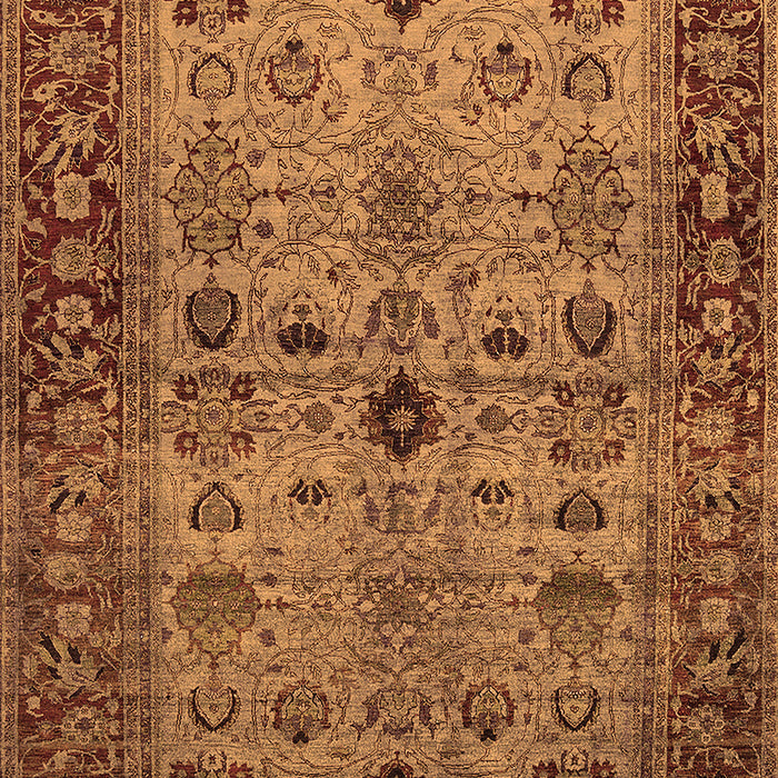 Machine Washable Oriental Orange Industrial Area Rugs, wshurb1579org