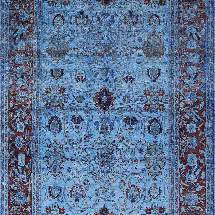 Machine Washable Industrial Modern Purple Haze Purple Rug, wshurb1579