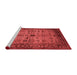 Industrial Red Washable Rugs