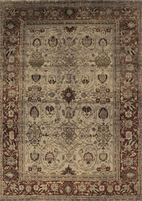 Oriental Brown Industrial Rug, urb1579brn