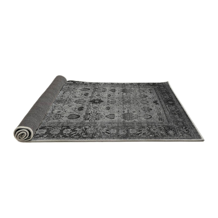 Sideview of Oriental Gray Industrial Rug, urb1579gry