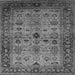 Square Oriental Gray Industrial Rug, urb1579gry