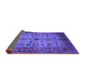 Sideview of Oriental Purple Industrial Rug, urb1579pur