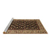 Sideview of Machine Washable Oriental Brown Industrial Rug, wshurb1580brn