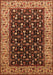 Machine Washable Oriental Orange Industrial Area Rugs, wshurb1580org