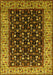 Oriental Yellow Industrial Rug, urb1580yw