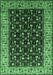 Oriental Emerald Green Industrial Rug, urb1580emgrn