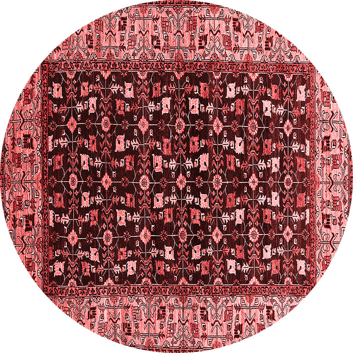 Machine Washable Oriental Red Industrial Rug, wshurb1580red