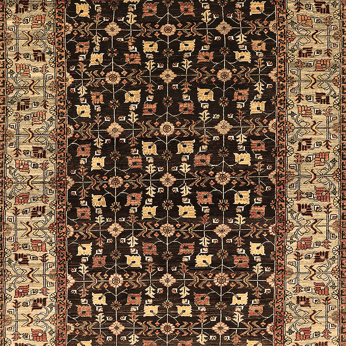 Oriental Brown Industrial Rug, urb1580brn