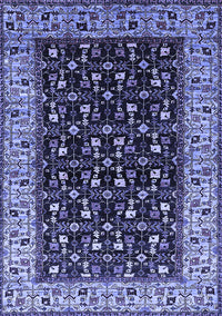 Oriental Blue Industrial Rug, urb1580blu