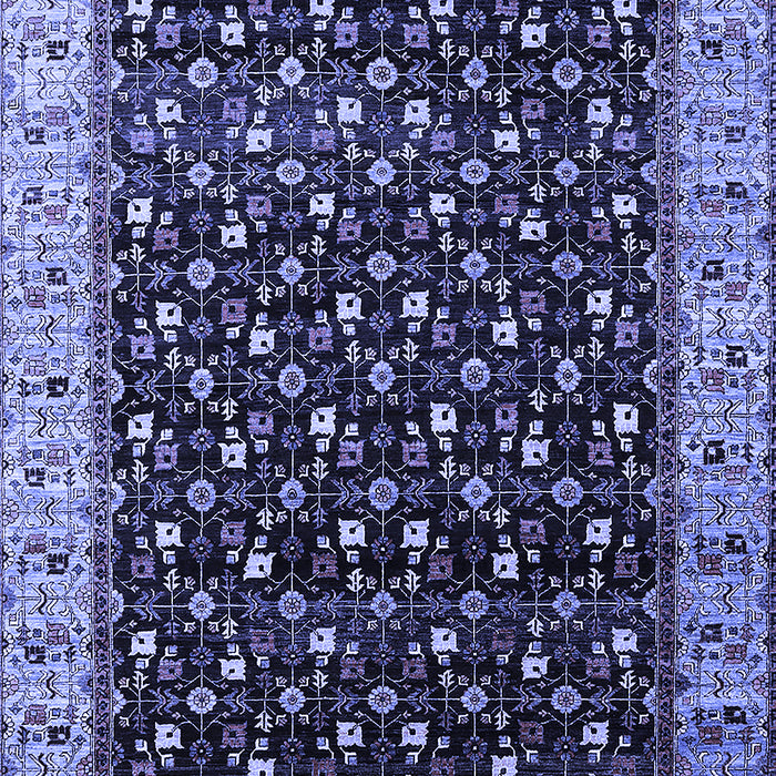 Oriental Blue Industrial Rug, urb1581blu