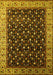 Oriental Yellow Industrial Rug, urb1581yw