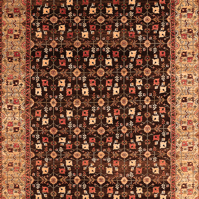 Machine Washable Oriental Orange Industrial Area Rugs, wshurb1581org