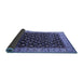 Sideview of Oriental Blue Industrial Rug, urb1581blu