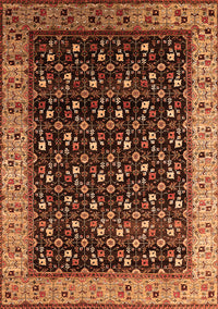 Oriental Orange Industrial Rug, urb1581org