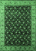 Oriental Emerald Green Industrial Rug, urb1581emgrn