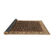 Sideview of Oriental Brown Industrial Rug, urb1582brn