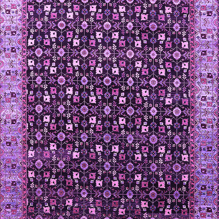 Machine Washable Oriental Purple Industrial Area Rugs, wshurb1582pur