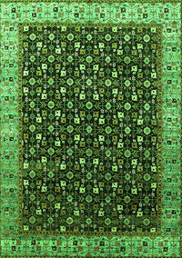 Oriental Green Industrial Rug, urb1582grn