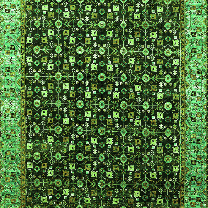 Oriental Green Industrial Rug, urb1582grn
