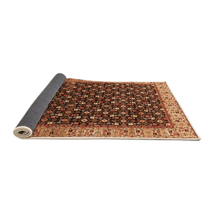 Sideview of Oriental Orange Industrial Rug, urb1582org