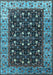 Oriental Light Blue Industrial Rug, urb1583lblu