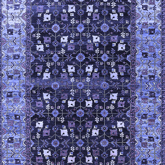 Oriental Blue Industrial Rug, urb1583blu