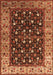 Oriental Orange Industrial Rug, urb1583org