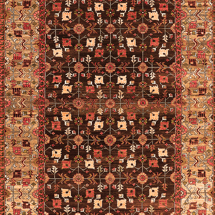 Oriental Orange Industrial Rug, urb1583org