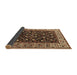 Sideview of Oriental Brown Industrial Rug, urb1583brn