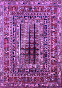 Oriental Purple Industrial Rug, urb1584pur