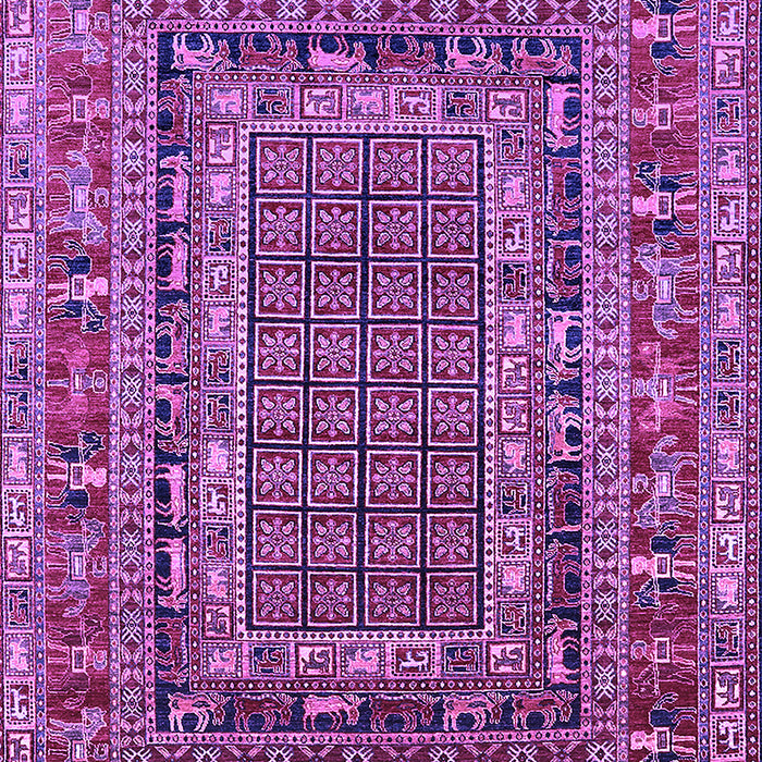 Machine Washable Oriental Purple Industrial Area Rugs, wshurb1584pur