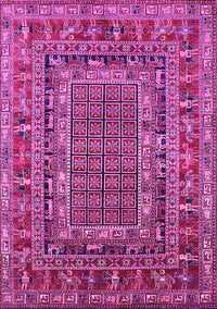 Oriental Pink Industrial Rug, urb1584pnk