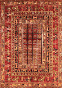 Oriental Orange Industrial Rug, urb1584org