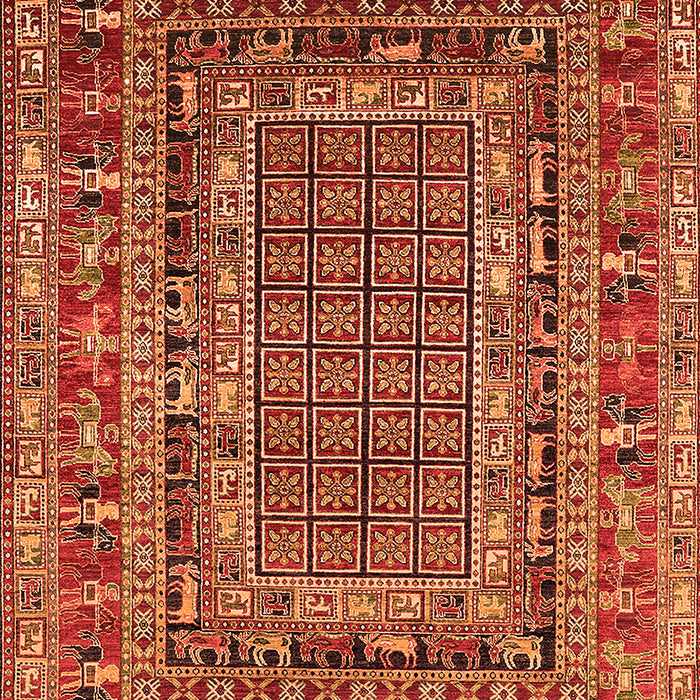Oriental Orange Industrial Rug, urb1584org