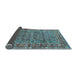 Sideview of Oriental Light Blue Industrial Rug, urb1585lblu