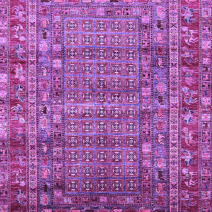 Machine Washable Oriental Purple Industrial Area Rugs, wshurb1585pur
