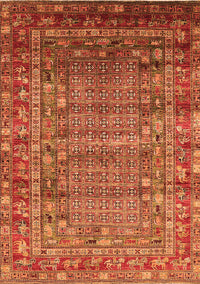 Oriental Orange Industrial Rug, urb1585org