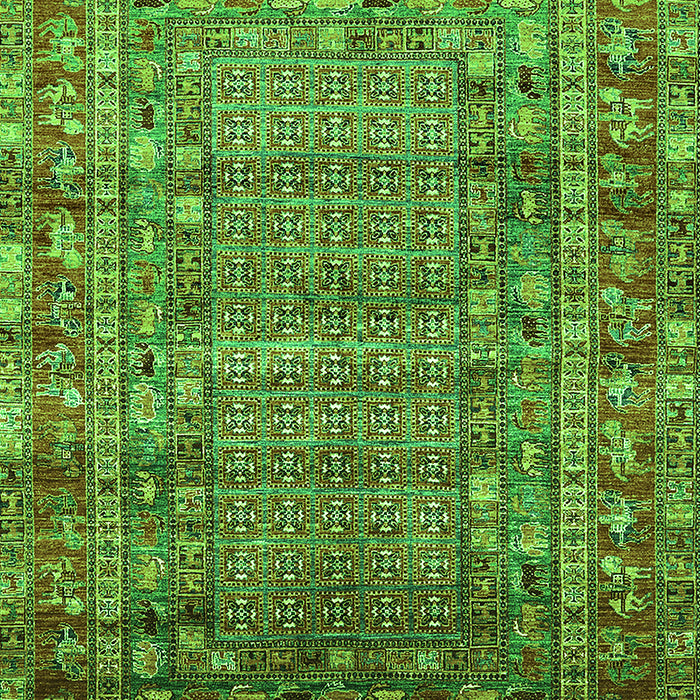 Oriental Green Industrial Rug, urb1585grn