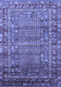 Oriental Blue Industrial Rug, urb1585blu