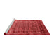 Industrial Red Washable Rugs